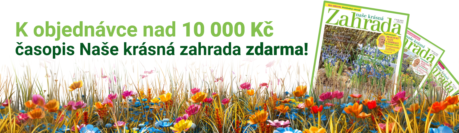 K objednávce nad 10000,- časopis zdarma