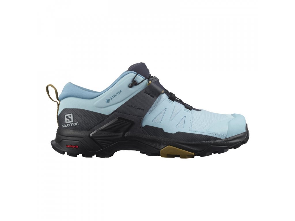 klæde lække Lade være med SALOMON Dámské turistické boty X ULTRA 4 GTX W crystal blue/black/cumin -  modré - Protrek.cz