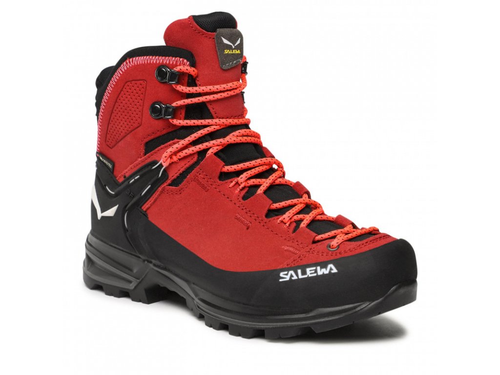 SALEWA Dámské trekové boty MTN TRAINER 2 MID GTX W red dahlia/black -  červené - Protrek.cz