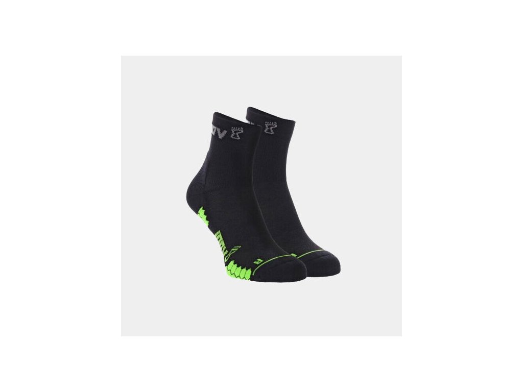 INOV 8 Pono ky TRAILFLY SOCK MID black green ern zelen