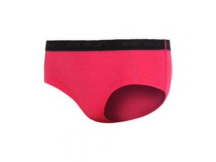 SENSOR MERINO ACTIVE dámské kalhotky     (Barva Červená, Velikost XL)