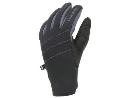0f27b4ea rukavice sealskinz wp all weather with fusion control cerna seda black grey