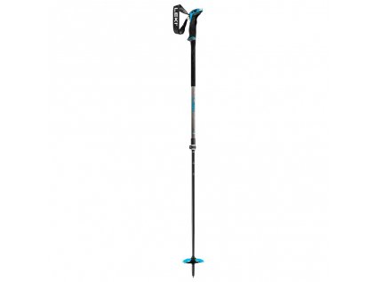 LEKI Skialpové hole GUIDE LITE 2 100-145 cm silvergray/petrol/black - šedé