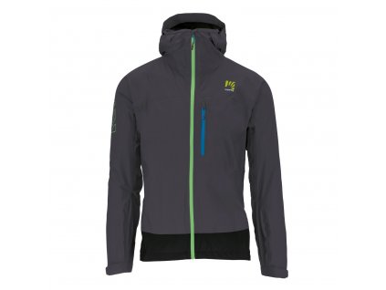 KARPOS Pánská nepromokavá bunda LOT RAIN JACKET (168) dark grey/black - šedá/černá