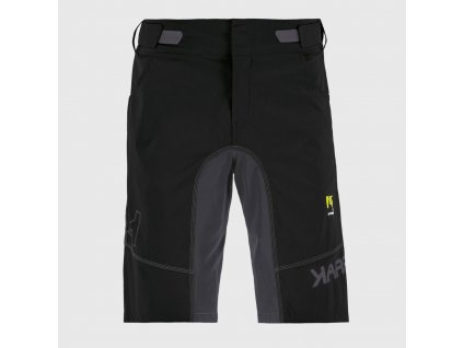 KARPOS Pánské cyklistické šortky BALLISTIC EVO SHORT (002) black/dark grey - černé/šedé