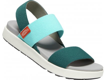 KEEN Dámské sandály ELLE BACKSTRAP sea moss/ipanema - modrozelené