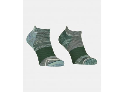 ORTOVOX Pánské ponožky ALPINE LOW SOCKS dark pacific - zelené