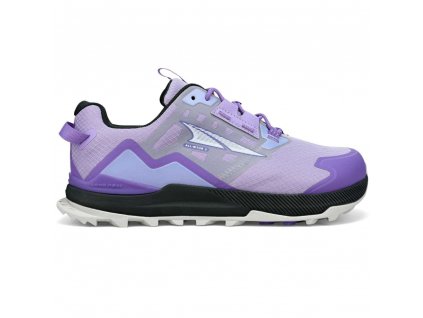 lone peak all wthr low 2 womens trail running shoes grey purple p7853 31069 image