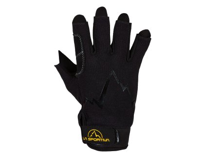 LA SPORTIVA Ferratové rukavice FERRATA GLOVES black - černé