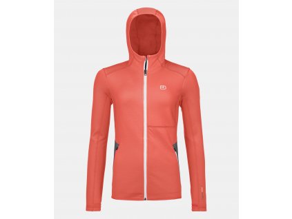 86976 32201 FLEECE HOODY W coral B 01