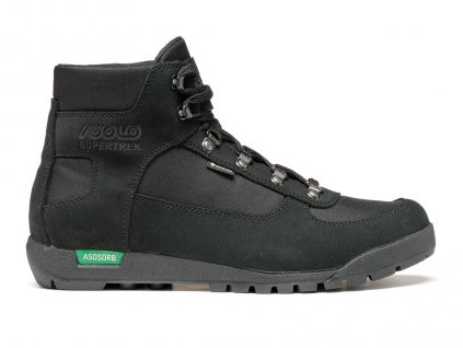 ASOLO Dámské volnočasové boty SUPERTREK GTX - black/ black - černá