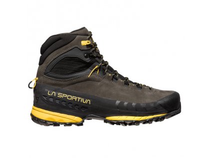 LA SPORTIVA Pánské trekové boty TX5 GTX carbon/yellow - šedé