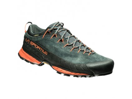 LA SPORTIVA Pánské trekové boty TX4 GTX carbon/flame -šedé