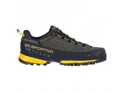 LA SPORTIVA Pánské trekové boty TX5 LOW GTX carbon/yellow - šedé