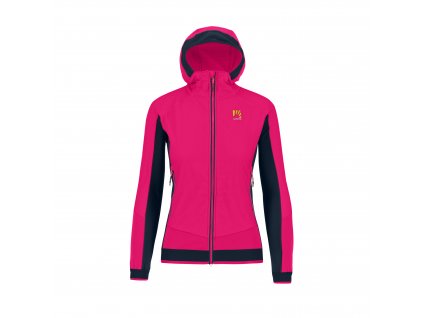 KARPOS Dámská skialpová bunda ALAGNA PLUS EVO W JACKET pink/vulcan - růžová