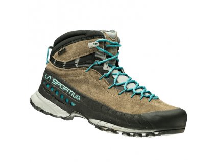 LA SPORTIVA Dámské trekové boty TX4 MID W GTX taupe/ emerald - hnědá