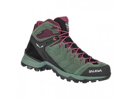 turisticka obuv salewa ws alp mate mid wp duck greenrhododendon 67544