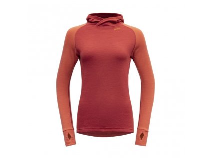 devold expedition merino 235 hoodie woman coral 2 1