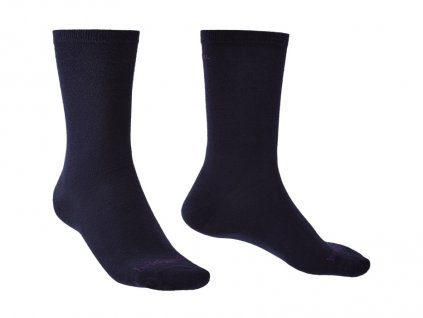 BRIDGEDALE Pánské trekové ponožky LINER BASE LAYER THERMAL LINER BOOT 2 PAIRS navy - modré