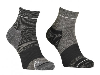 ORTOVOX Pánské ponožky ALPINE QUARTER SOCKS black raven - černé