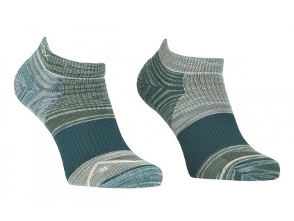ORTOVOX Dámské ponožky ALPINE LOW SOCKS ice waterfall - modrošedé