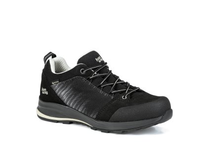 HANWAG Dámské trekové boty KLARSBY LOW BUNION LADY GTX black/frost - černé