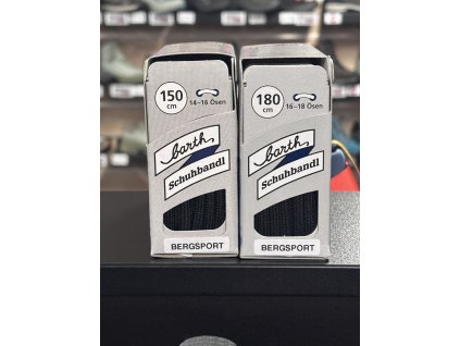 BARTH Tkaničky do bot - kulaté silné Ø 5 mm - černé