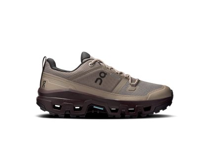 ON Dámské trekové boty CLOUDROCK LOW WATERPROOF cinder/ox - hnědé