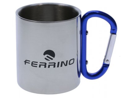 bfb57f95 hrnek ferrino tazza con moschettone stribrna