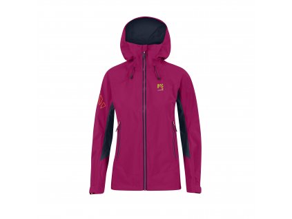 KARPOS Dámská bunda STORM EVO W  JACKET granita/vulcan - růžová