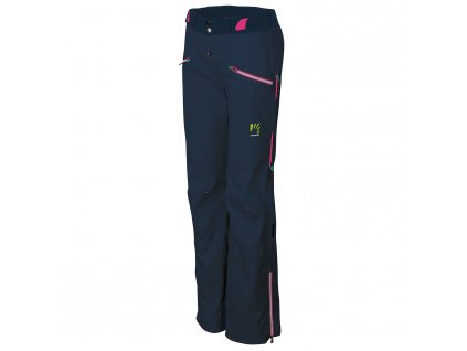 KARPOS Dámské kalhoty MARMOLADA W PANT sky captain/fuchsia purple - modré