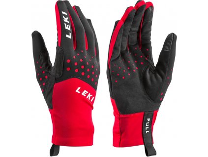 LEKI Rukavice NORDIC RACE black/red - černé