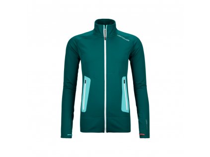 ORTOVOX Dámská mikina FLEECE W's LIGHT JACKET Pacific green - zelená