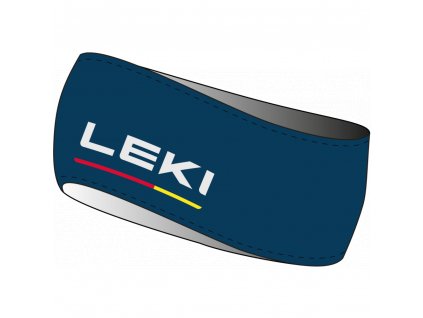 LEKI Čelenka 4-SEASON HEADBAND true navy blue/white - modrá