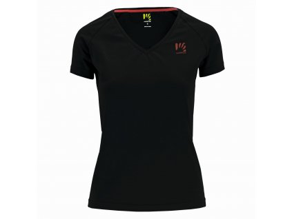 KARPOS Dámské triko GENZIANELLA W T-SHIRT black - černé