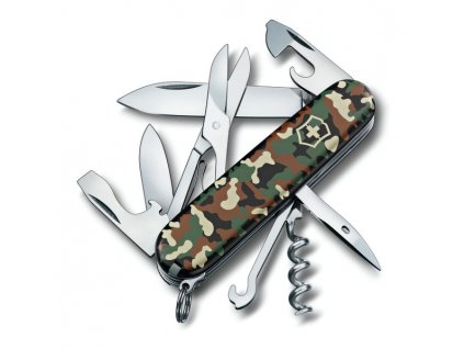 VICTORINOX Kapesní nůž CLIMBER CAMOUFLAGE - zelený