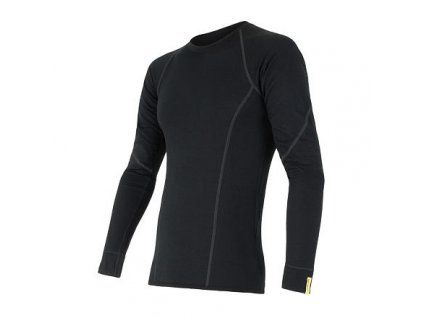 SENSOR MERINO ACTIVE pánské triko dl.rukáv (Barva Černá, Velikost XXL)
