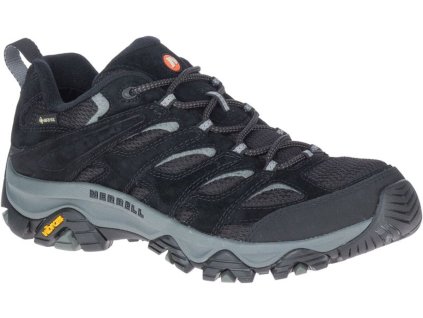 MERRELL Pánské trekové boty MOAB 3 GTX  black/grey - černé