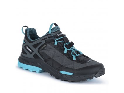 6bdc24b5 damske turisticke boty aku rocket dfs gtx w s cerna modra black turquoise