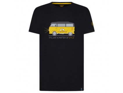 LA SPORTIVA Pánské triko VAN T-SHIRT black - černé