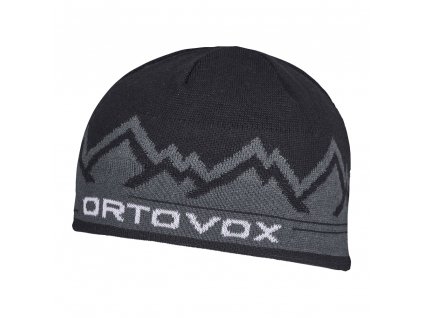 ORTOVOX Čepice PEAK BEANIE black raven - černá