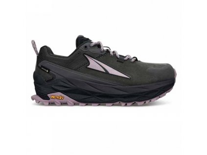 ALTRA Dámské trekové boty OLYMPUS 5 HIKE LOW GTX grey/black - šedofialové