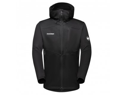 MAMMUT Pánská bunda ULTIMATE VII SO HOODED JACKET black - černá