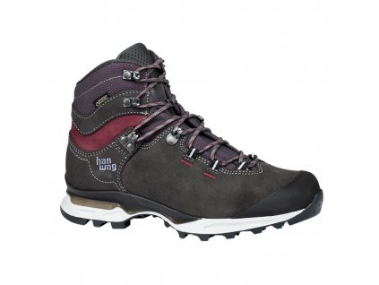 HANWAG Dámské trekové boty TATRA LIGHT BUNION LADY GTX asphalt/dark garnet - fialové