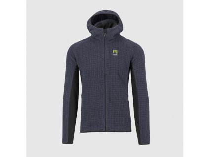 KARPOS Pánská mikina ROCCHETTA HOODIE FLEECE - šedá