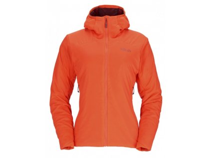 rab xenair alpine light jacket wmns red grapefruit 30
