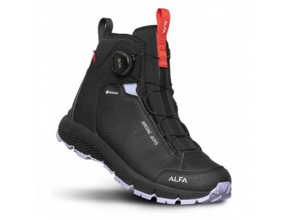 ALFA Dámské trekové boty BREGNE APS GTX W black - černé