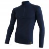 422b4506 panske funkcni triko sensor merino df zip modra deep blue