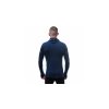 SENSOR Pánské triko s kapucí MERINO DF deep blue - tmavě modé