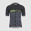 KARPOS Pánský cyklistický dres JUMP JERSEY (170) black/ombre blue/green fluo - černý/modrý